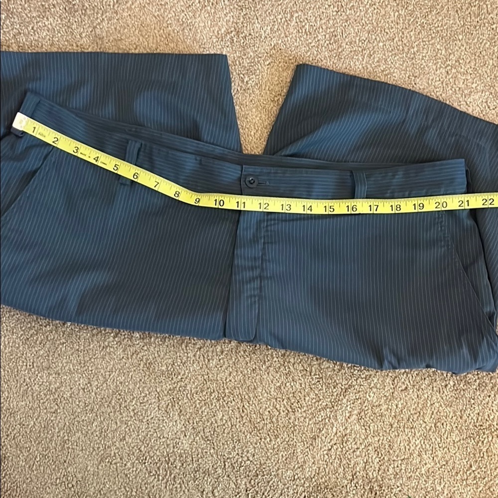 Nike Blue striped golf Shorts size 40 - Picture 3 of 6